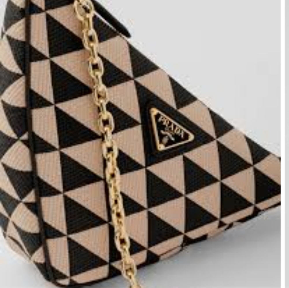 PRADA Embroidered Jacquard Bag - Picture 7 of 17